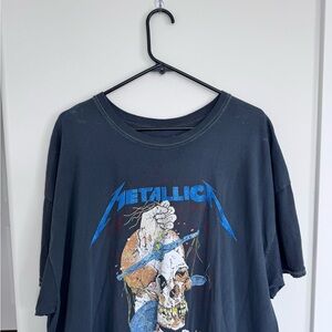 Metallica Graphic Crewneck T-Shirt - Black